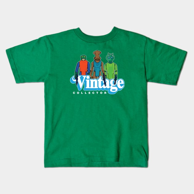 Vintage Collector - Cantina Trio Kids T-Shirt by LeftCoast Graphics